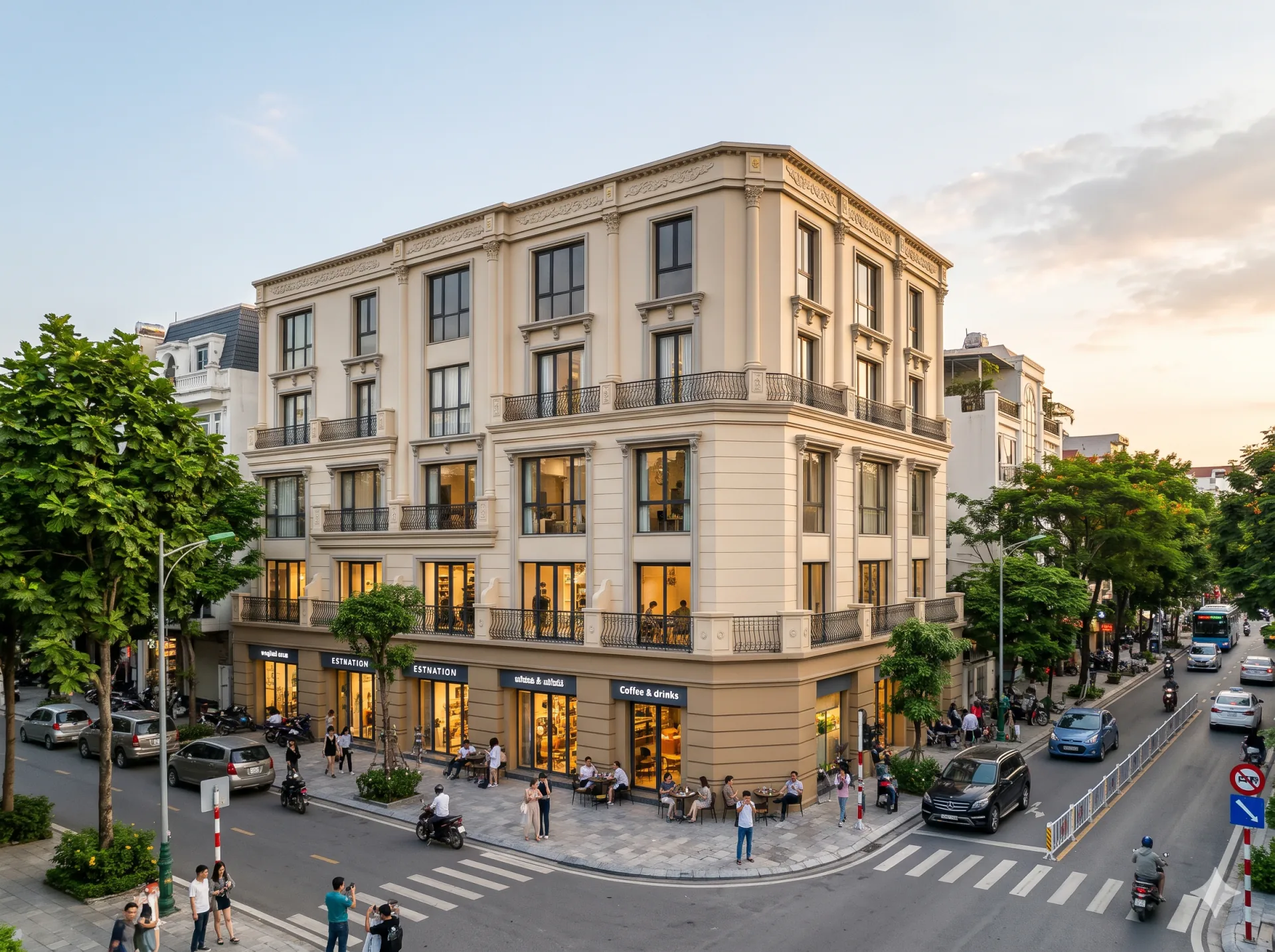 Phối cảnh shop TMDV phân khu The Star West (ảnh minh họa)